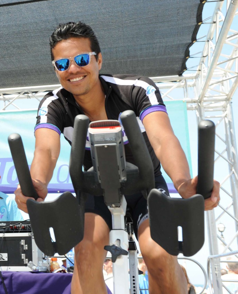 Tony Cruz, Olympic Cyclist at the 2013 Inaugural Tour de Pier